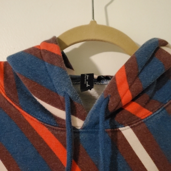 Out From Under Striped Cropped Hoodie - Picture 5 of 12